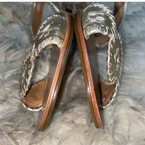 EUC Jack Rodgers Liliana slingback sandals worn 1x